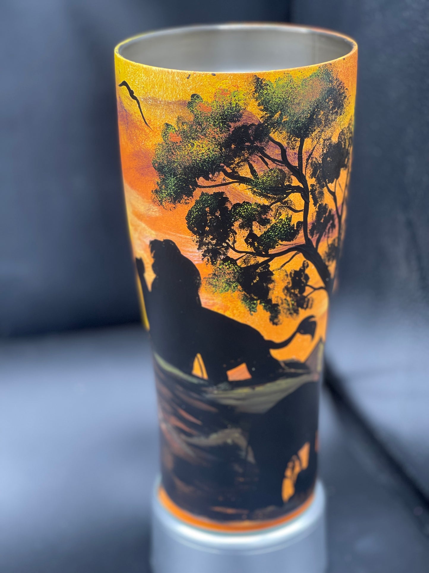 One-of-a-Kind Hand-Painted Tumbler