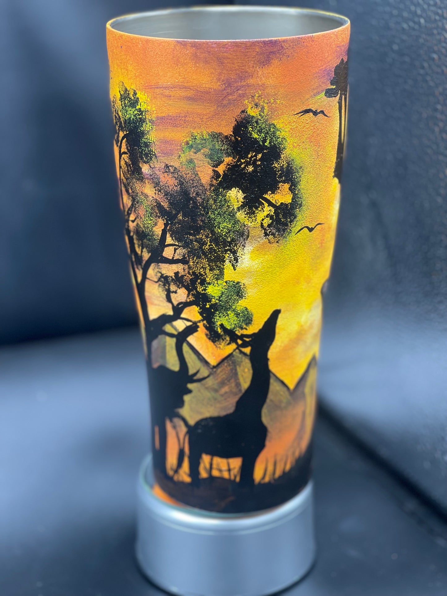One-of-a-Kind Hand-Painted Tumbler