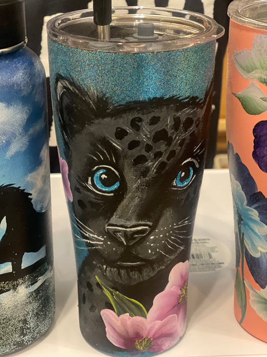 One-of-a-Kind Hand-Painted Tumbler