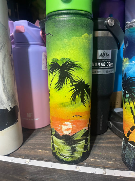 One-of-a-Kind Hand-Painted Tumbler