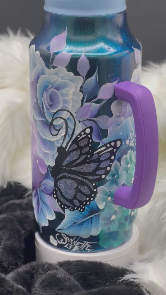One-of-a-Kind Hand-Painted Tumbler
