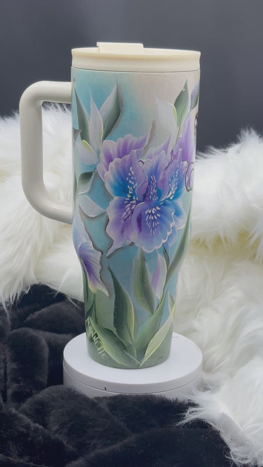 One-of-a-Kind Hand-Painted Tumbler